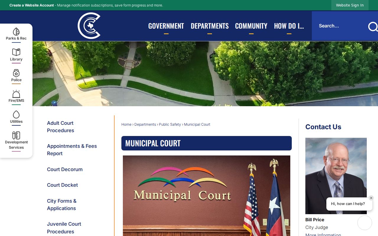 Copperas Cove Municipal Court citation records near Lampasas County criminal courts